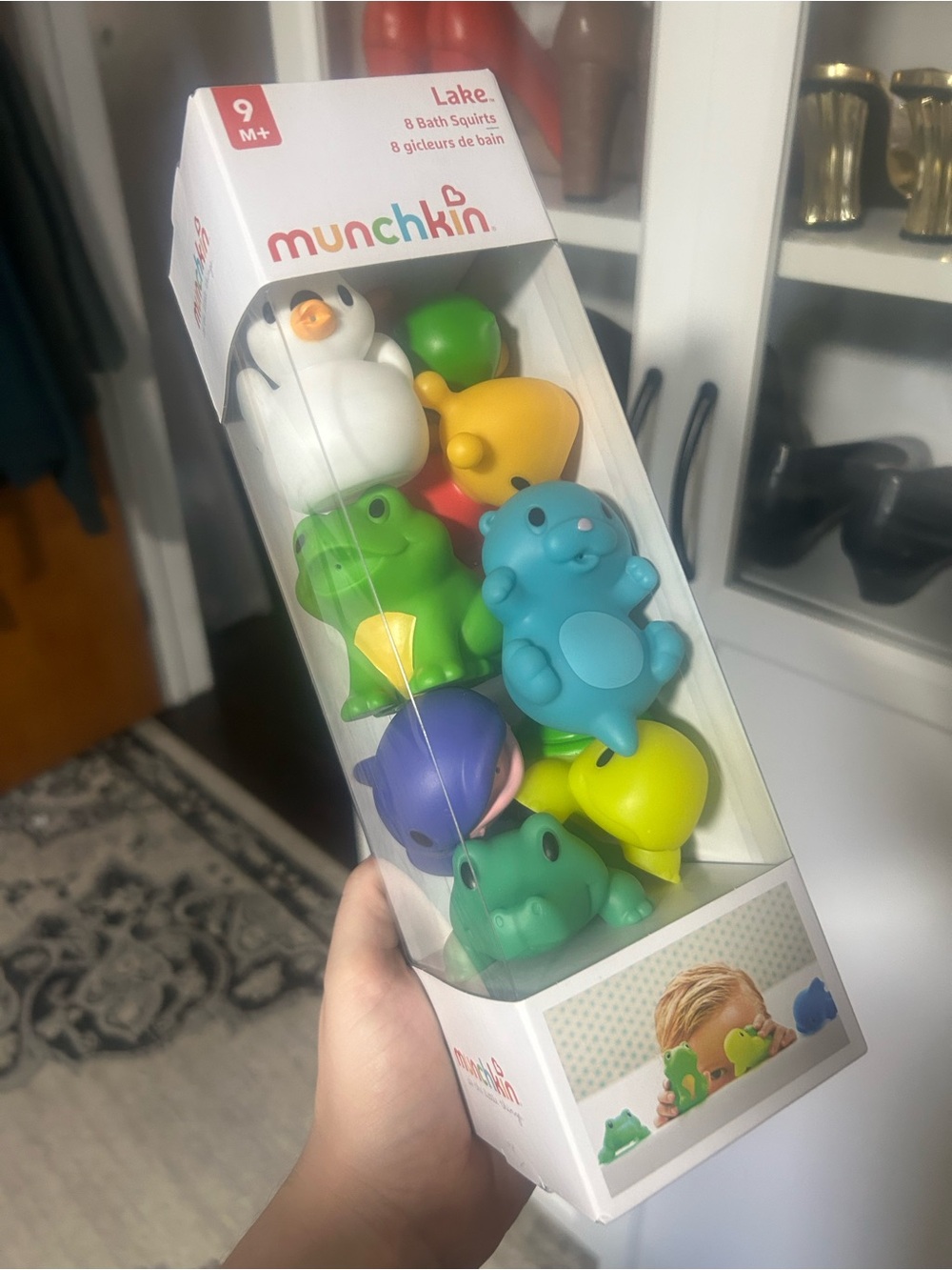 Munchkin Lake Bath Squirts 8-Pack Bath Toys NEW Sealed